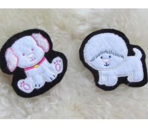 Stickdatei - Hundesalon Hund Bichon